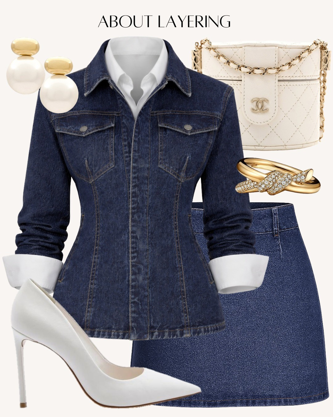 The Canadian tuxedo but make it more feminine 🤌🏼

#LTKgrwm #LTKootd #LTKSaleAlert