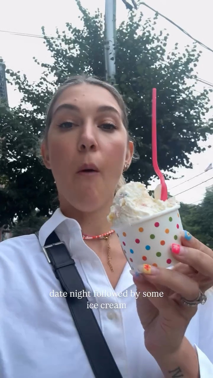 Date night had to end with ice cream! 

#LTKSeasonal #LTKStyleTip