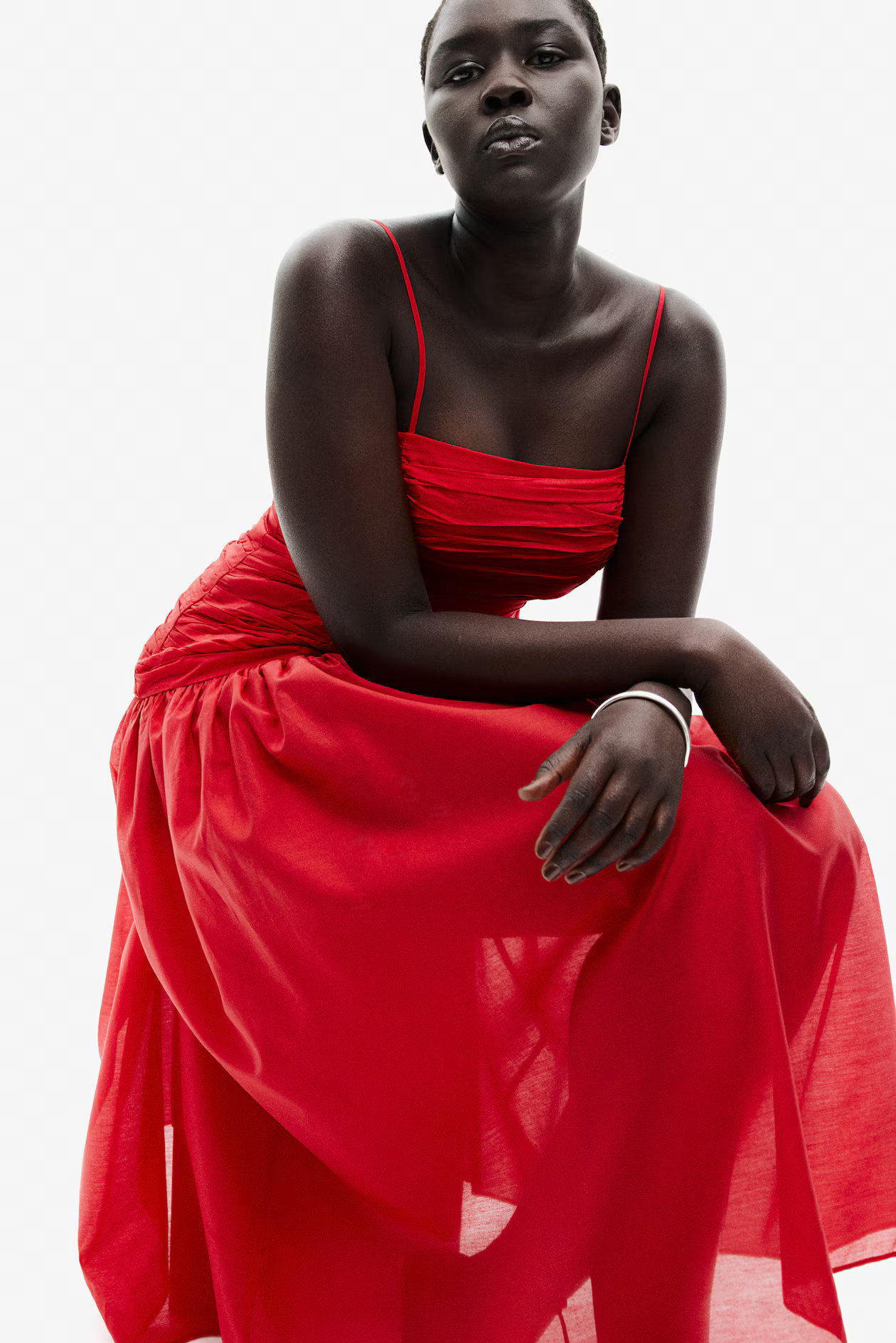 Abito con corpetto a pieghe | H&M (FR, IT, ES, PT, BE)