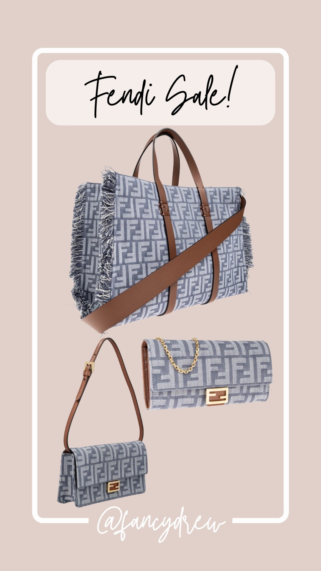 Some amazing Fendi denim items all on sale now! 