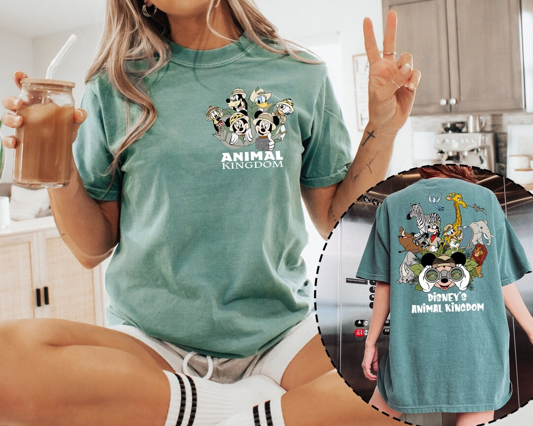 Comfort Colors® Vintage Disney Animal Kingdom Shirt, Retro Mickey and Friends, Disney Safari Shi... | Etsy (US)