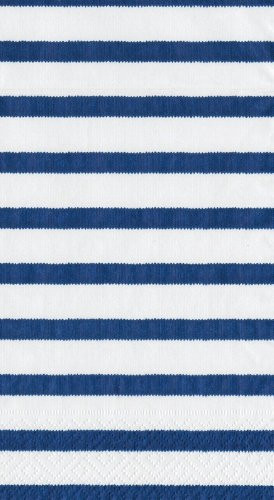 Caspari Entertaining 15-Pack Bretagne Guest Towels, Blue | Amazon (US)