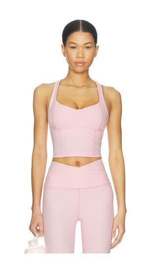 Beyond Yoga Spacedye Intensity Racerback Cropped Tank Top in Pink. - size L | Revolve Clothing (Global)