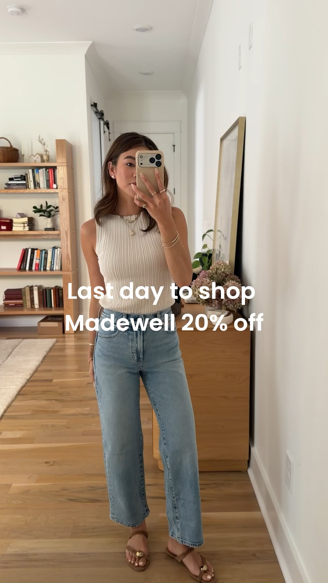 Last day to shop Madewell 20% off! Jeans size 23 regular length. 

Here are my picks for the 20% off Madewell sale as a 5’2” petite. 
Madewell has so many sizing options if you are on the shorter side like me. Here is the sale info! 

🤎 HOW TO GET THE 20% OFF CODE (you must have the LTK app to get the code) 
Click on a Madewell piece on any of my LTK posts, copy the Madewell discount code, click shop now, and paste the code into your Madewell cart. 🤎

#LTKPetite #LTKootd #LTKxMadewell
