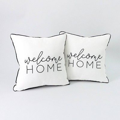 2ct Welcome Home Pillow - Bullseye's Playground™ | Target