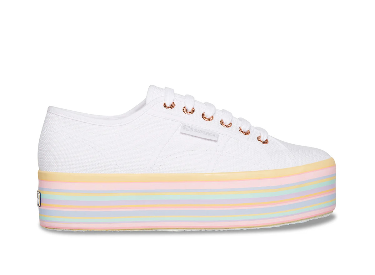2790 - PRINTED PLATFORM PASTEL MULTI | Superga (US)