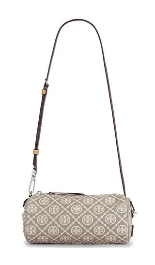 Tory Burch T Monogram Utility Cylinder Bag in Grey. | Revolve Clothing (Global)