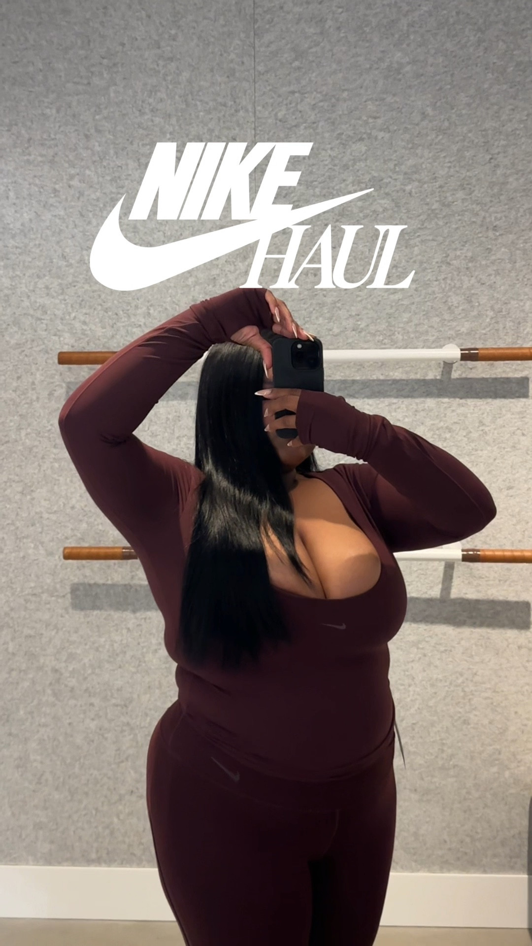 I’m so obsessed with these NIKE pieces 😩❤️😍

You guys, the first top is worn incorrectly! 

#LTKStyleTip #LTKActive #LTKPlusSize