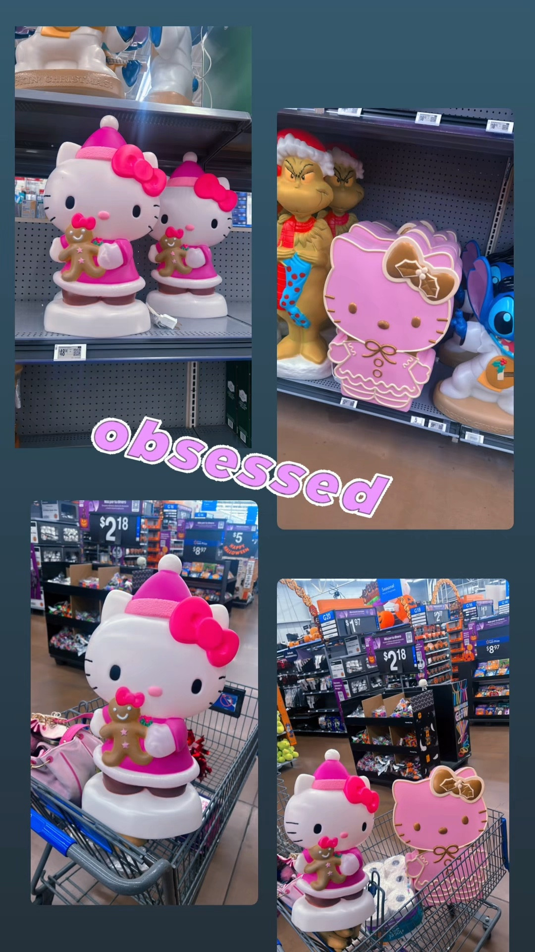 Besties!!!! Runnnn to Walmart!!!! 
New hello kitty 
Christmas blow mold are Here!!!  

#LTKHome #LTKSeasonal #LTKFallSale