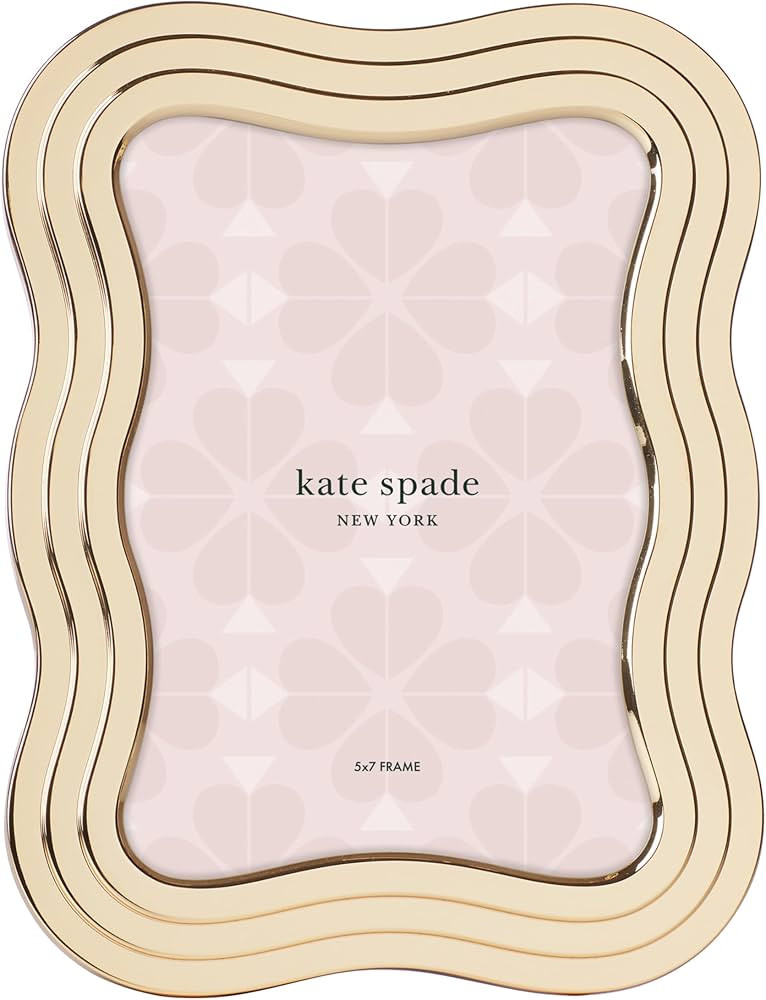 Kate Spade New York Gold South Street 5" X 7" Wavy Frame, 1.00 LB | Amazon (US)