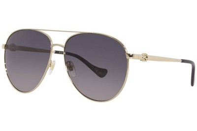 Gucci GG1088S 001 Sunglasses Women's Gold Chain Necklace/Grey Gradient 61mm | eBay | eBay US