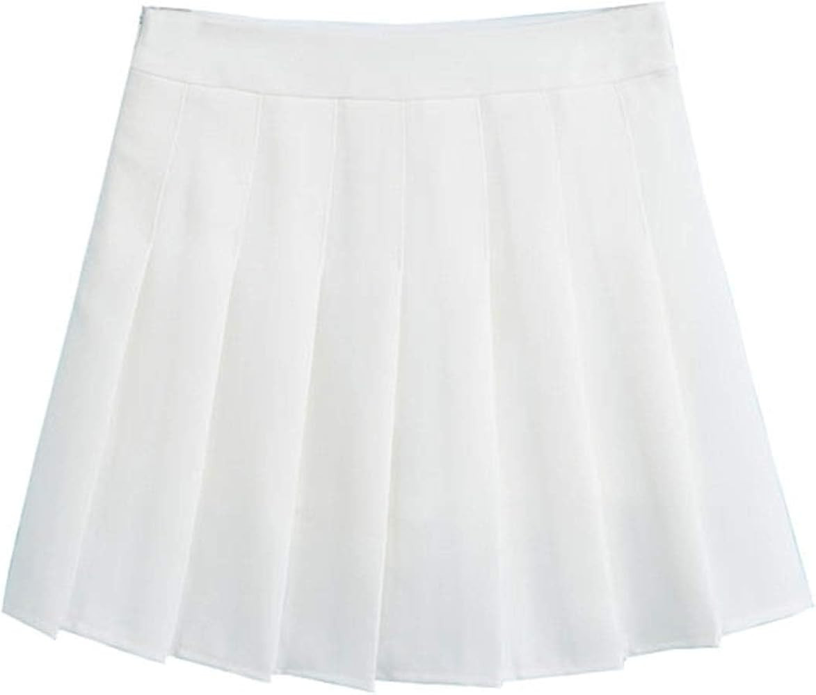 Women's High Waist A-Line Pleated Mini Skirt Short Tennis Skirt | Amazon (US)