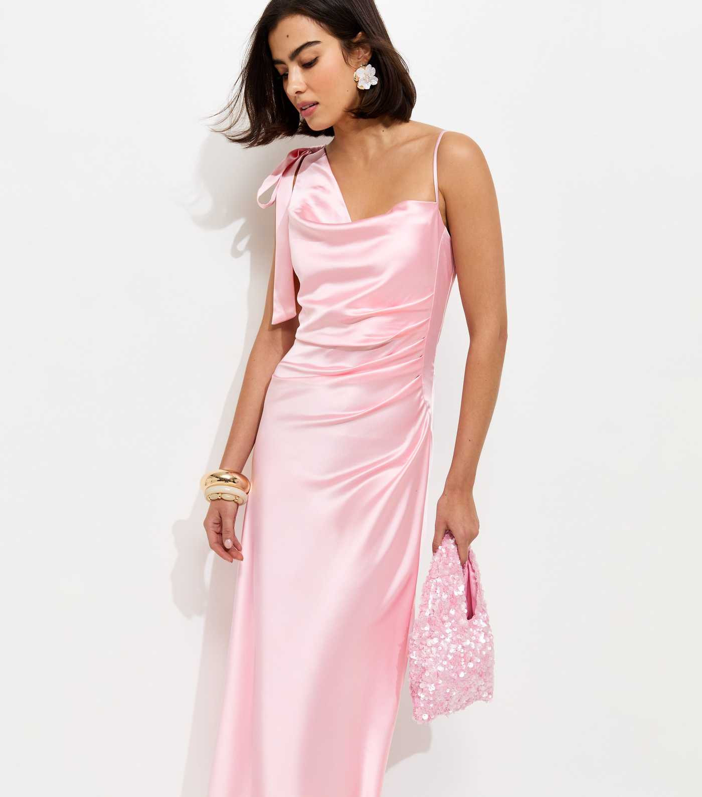 Light Pink Sequinned Grab Bag | New Look | New Look (UK)