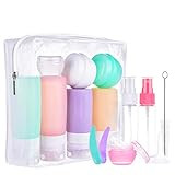 Amazon.com: Morfone 16 Pack Travel Bottles Set for Toiletries, TSA Approved Travel Containers Lea... | Amazon (US)