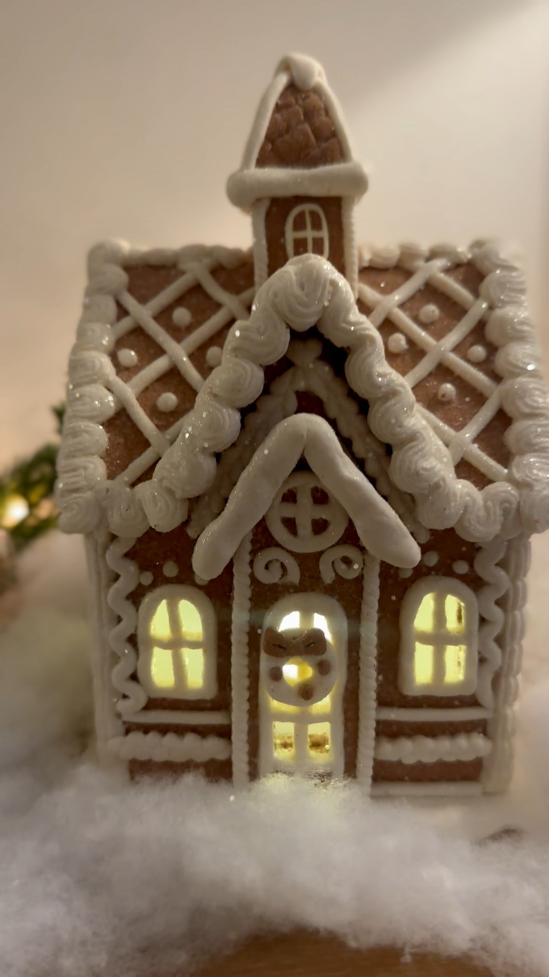 Had to share these cute Gingerbread houses in person! They’re so dang pretty, and the perfect addition to any console table, or shelf! 🎄🎅

#LTKHoliday #LTKGiftGuide #LTKHome
