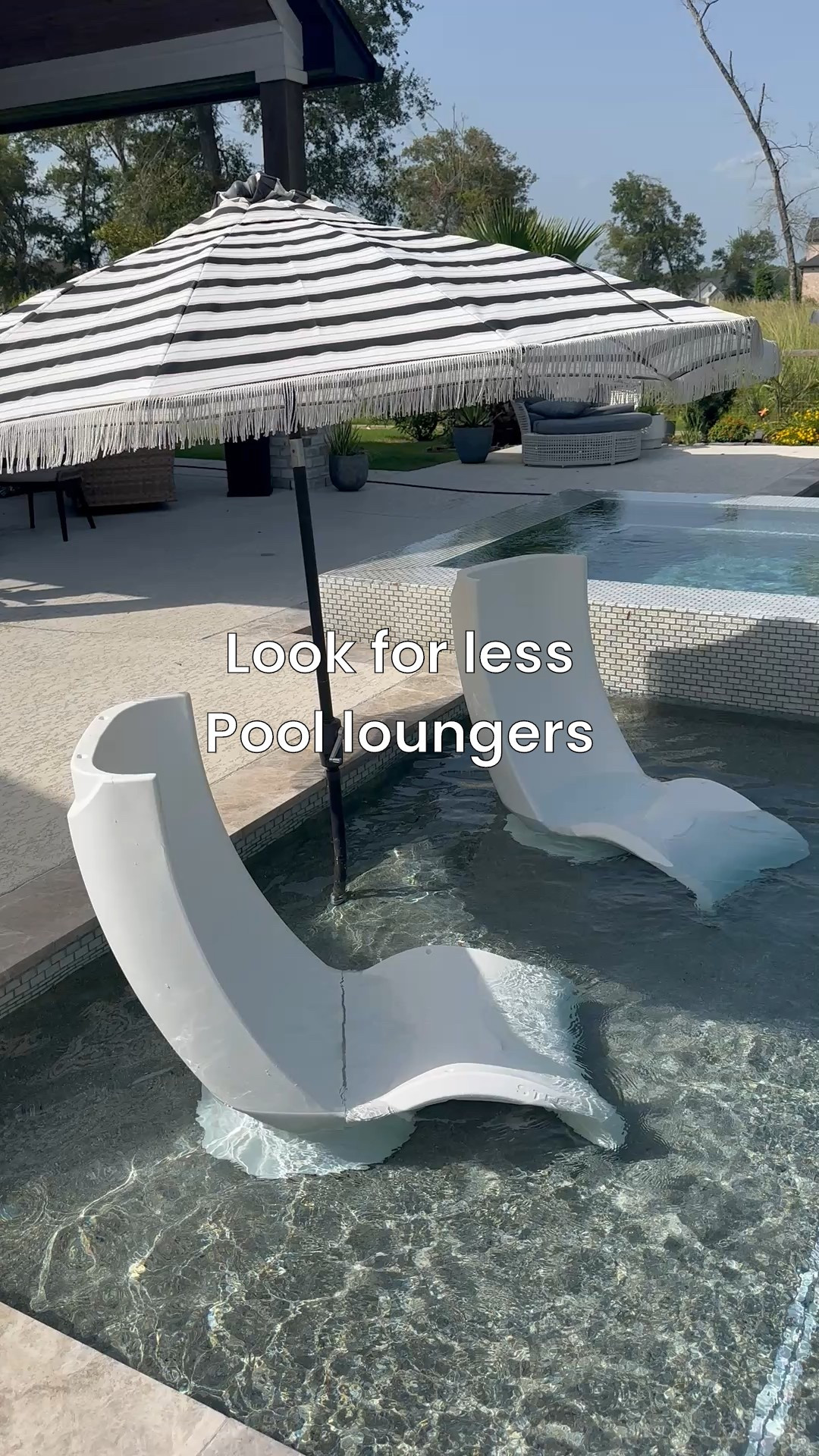 Look for less pool loungers! Literally a quarter of the price of the name brand! 

#LTKSwim