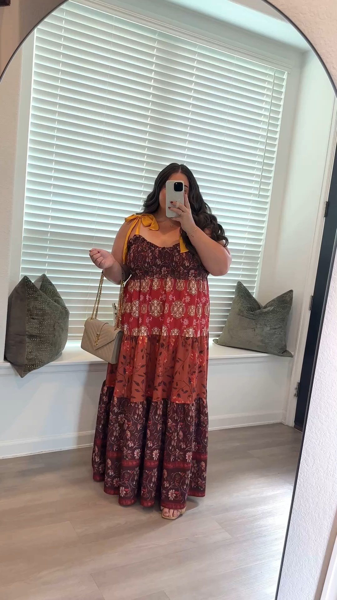 Fall transition. Fall transition dress. Fall transition outfit. Fall transition maxi dress. Amazon Maxi dress. Smocked dress 

#LTKFindsUnder50 #LTKFindsUnder100 #LTKSeasonal