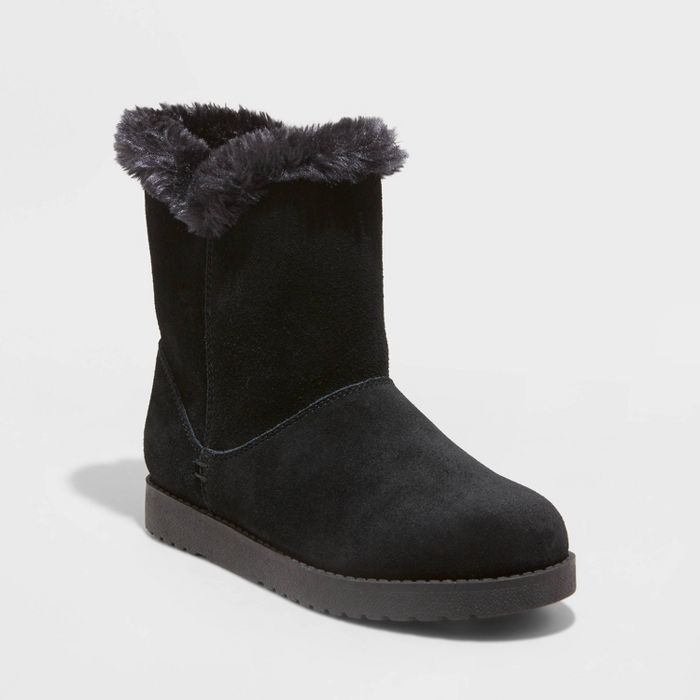 Women's Cat Mid Shearling Style Boots - Universal Thread™ | Target