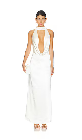 Faith Maxi Dress in Cream | Revolve Clothing (Global)