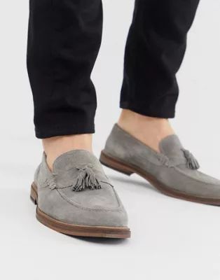 WALK London West loafers in gray suede | ASOS US