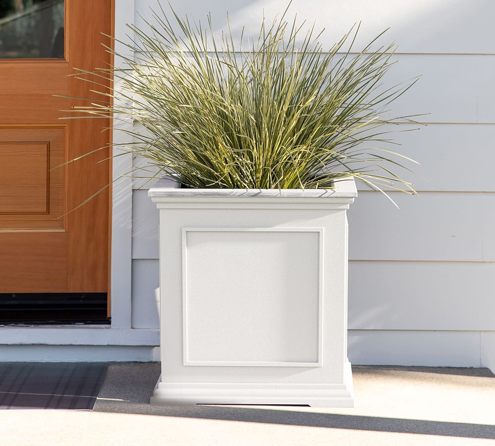 Veda Cube Planters | Pottery Barn (US)