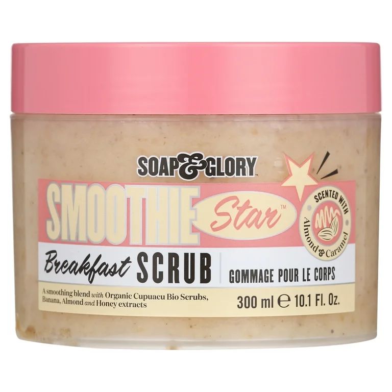 Soap & Glory Smoothie Star Breakfast Body Scrub with Shea Butter, Almond & Caramel Scent, 10.1 fl... | Walmart (US)
