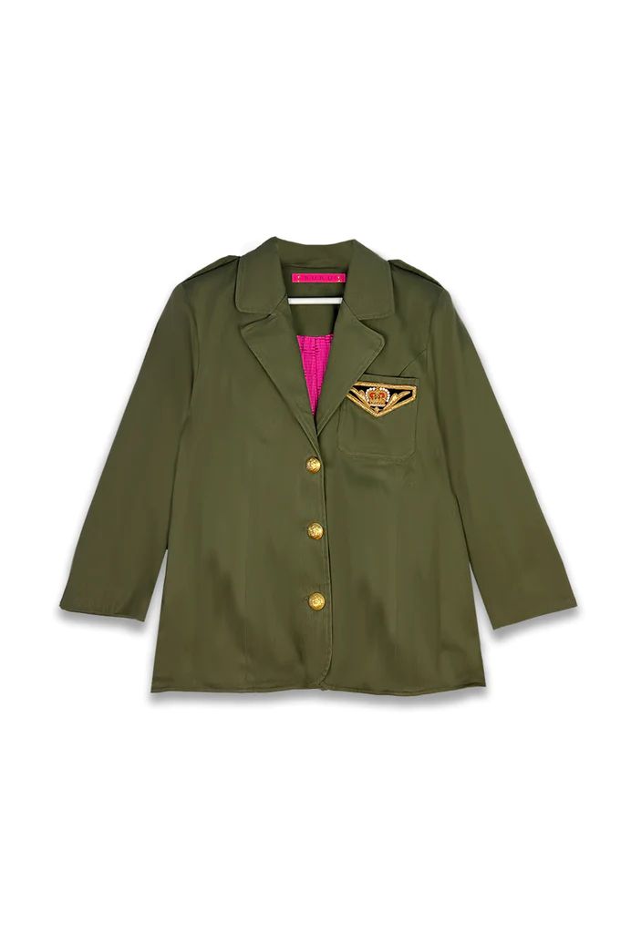 The Military Blazer - Olive Green | Shop BURU