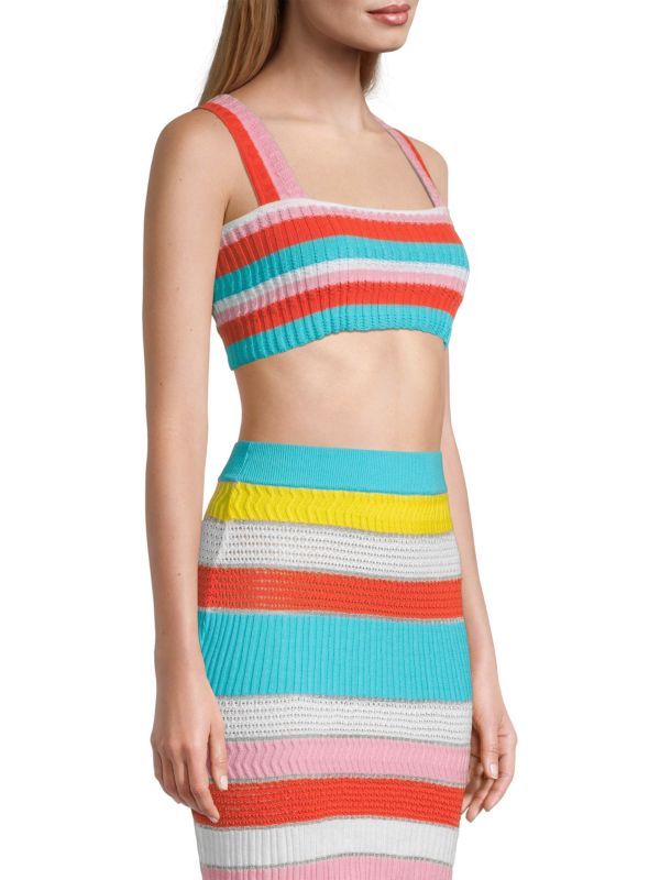 Emily Striped Crop Top | Saks Fifth Avenue OFF 5TH