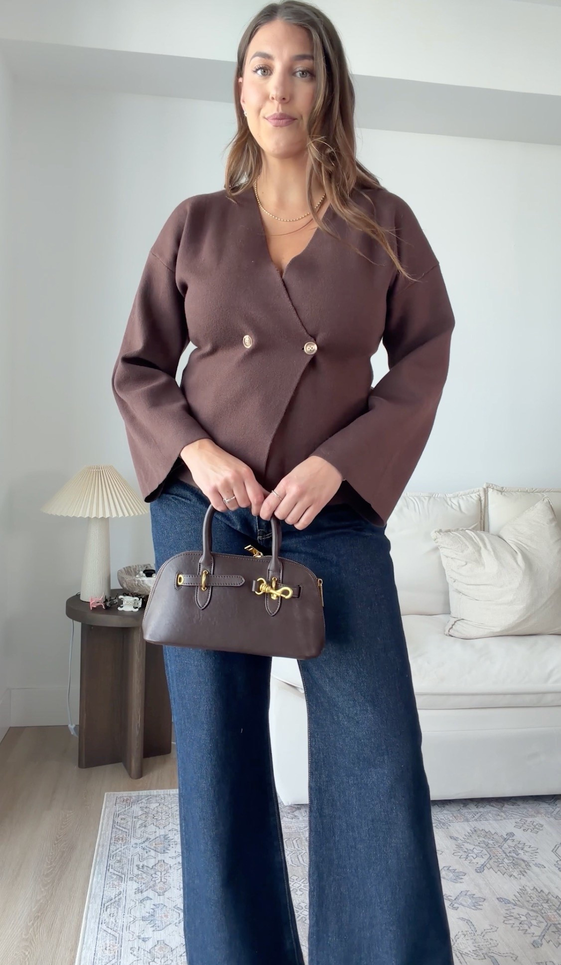rich brown + denim 🤎

amazon top, brown top, neutral outfit, wide leg jeans, fall outfit, casual chic, everyday look

#LTKWorkwear #LTKMidsize #LTKootd