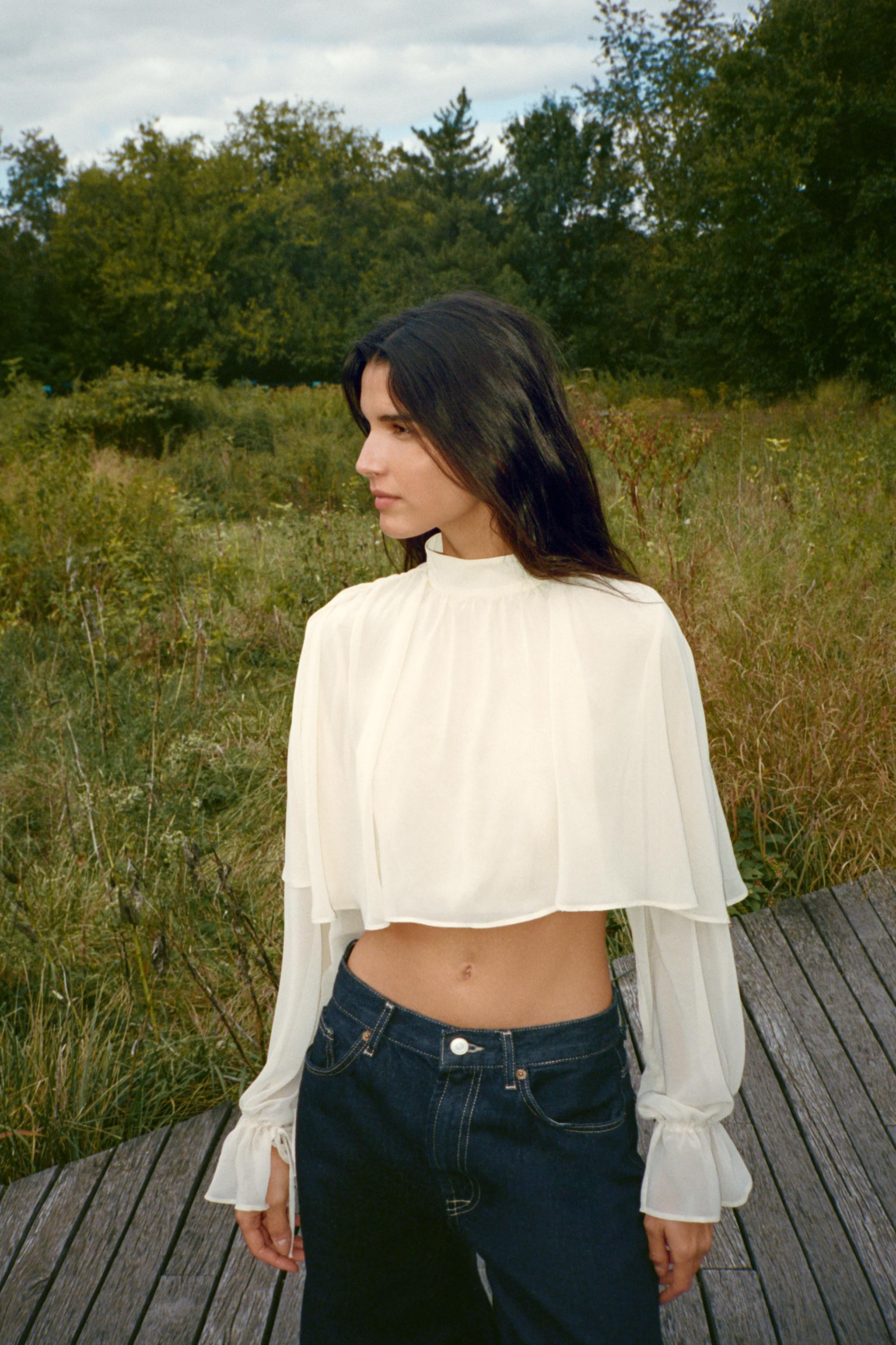 TRF EXTRA WIDE LEG HIGH WAIST JEANS | Zara US