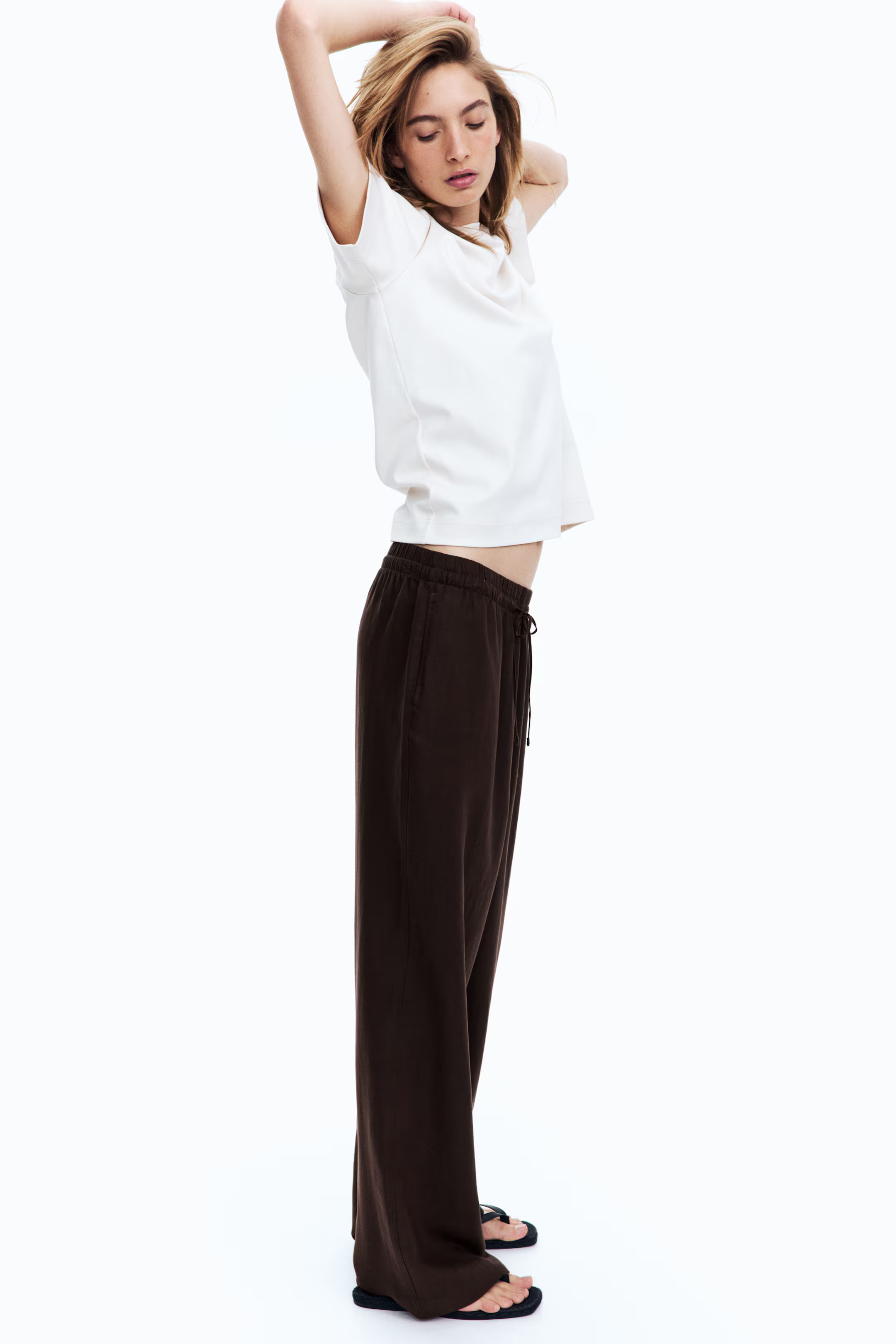 Linen-Blend Pants | H&M (US + CA)