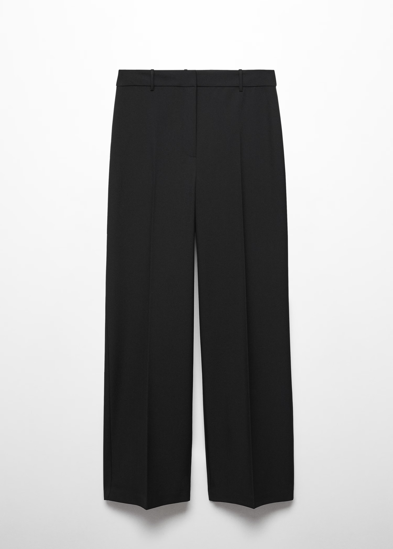 Pleat straight trousers - Woman | MANGO USA | MANGO (US)