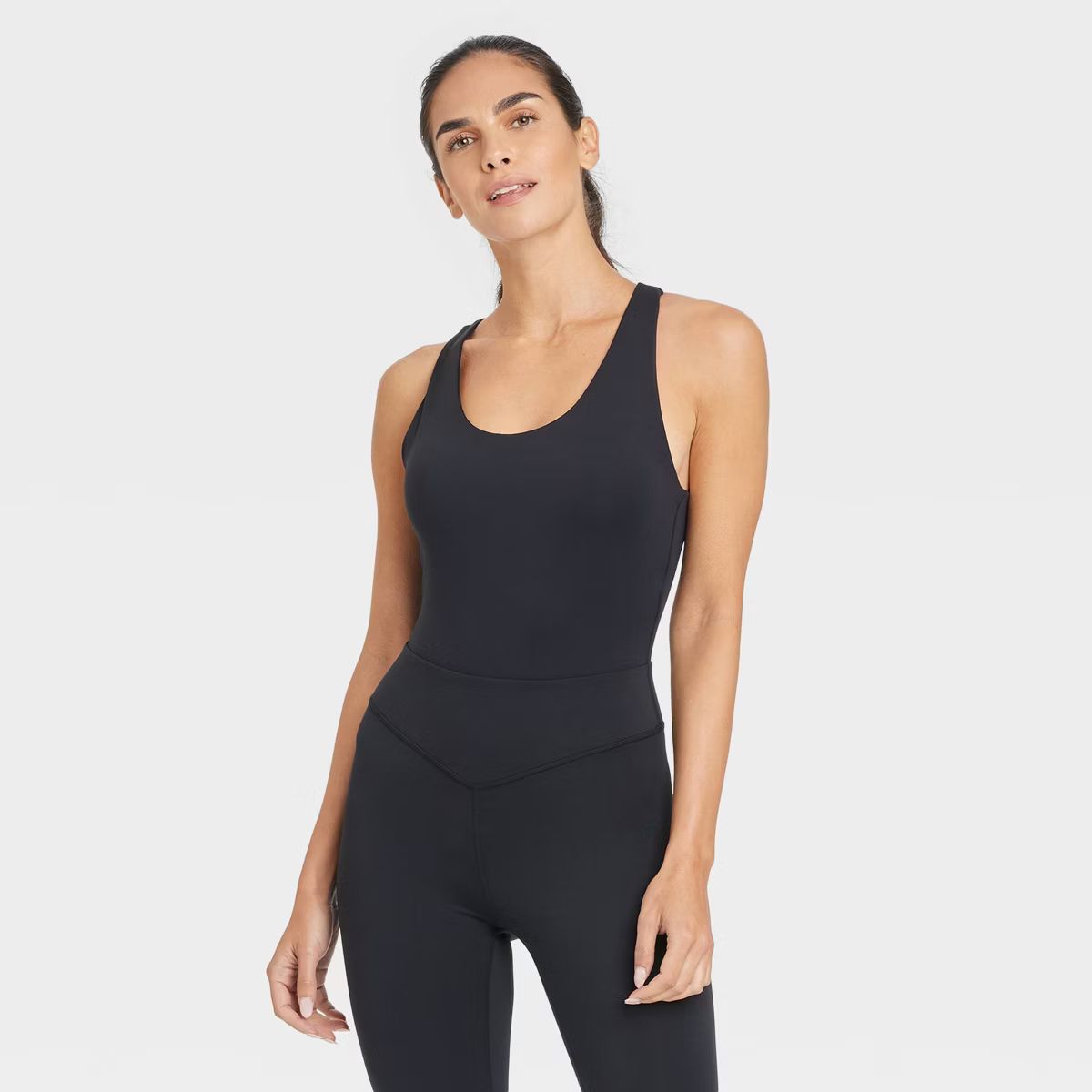 Women's Cross Back Active Bodysuit - JoyLab™ Black | Target