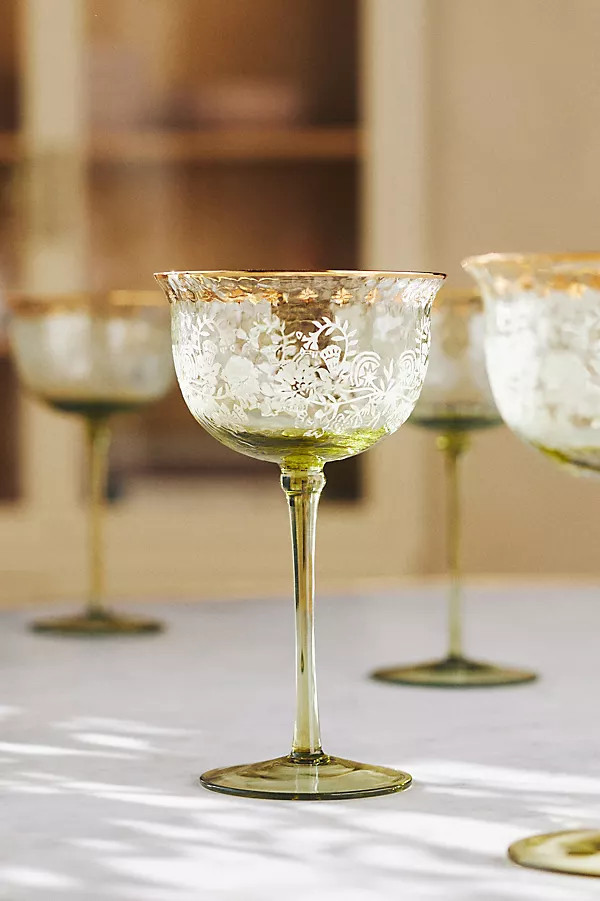 Sinna Wine Glasses, Set of 4 | Anthropologie (US)