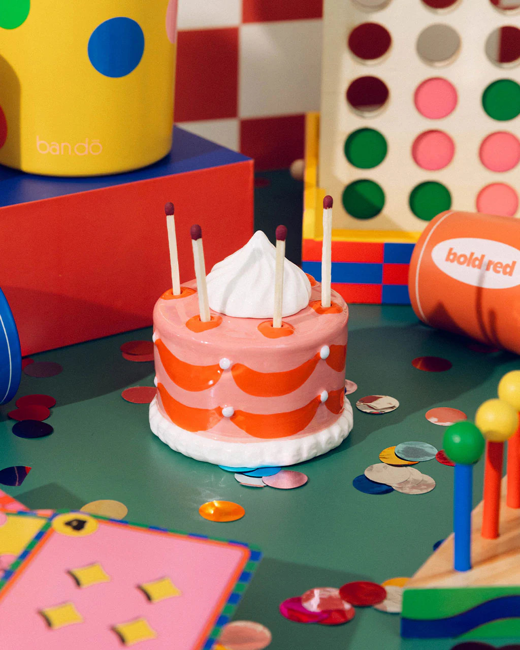 Every Day's A Party Match Holder - Cake | ban.do