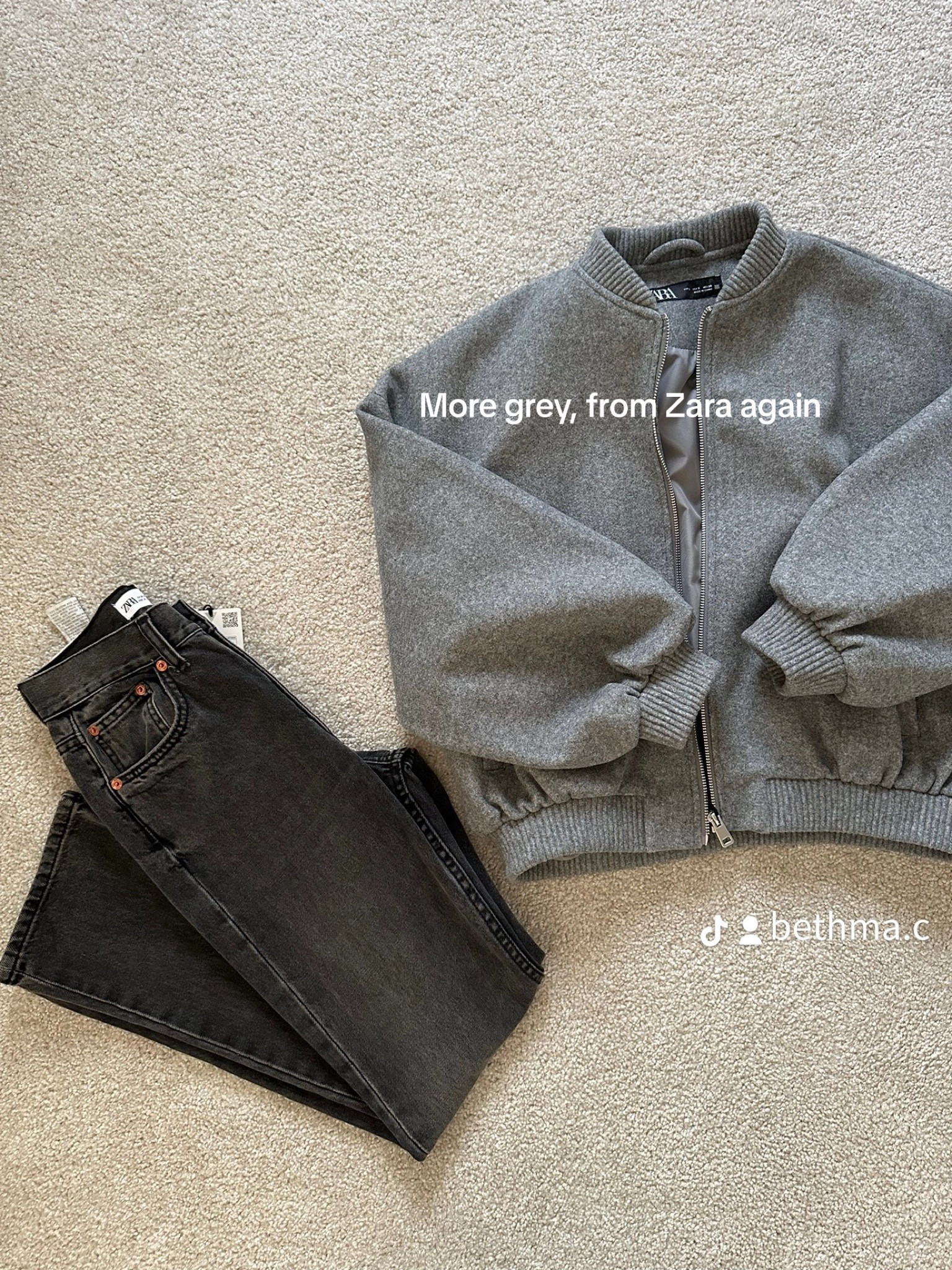 Grey wool bomber jacket, winter jacket, autumn must haves, black wash jeans, grey jeans

#LTKeurope #LTKSeasonal #LTKstyletip