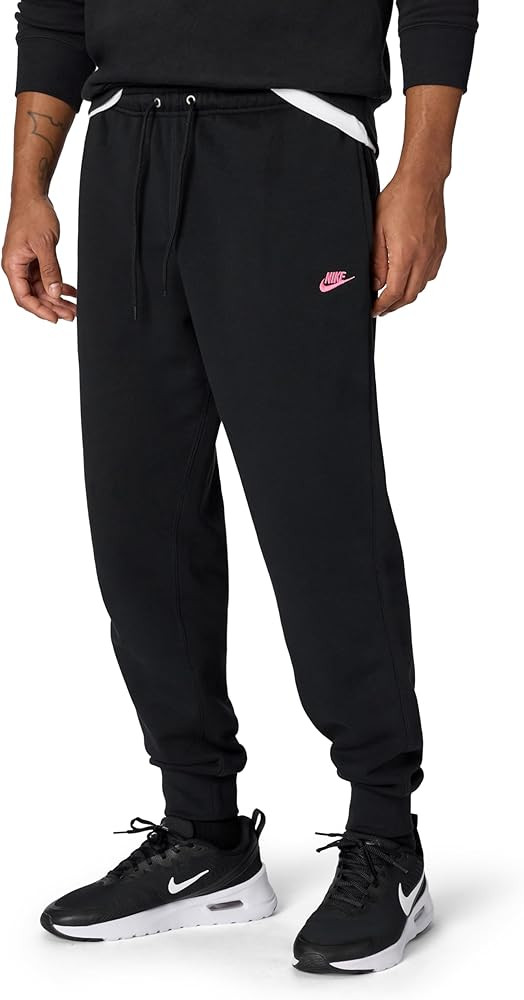 Amazon.com: Nike Men's Club Joggers, Black/Black/Pinksicle, Large : Clothing, Shoes & Jewelry | Amazon (US)
