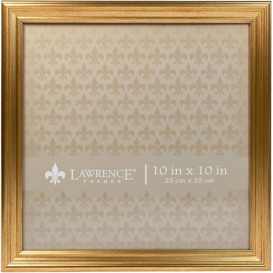Lawrence 536210 10x10 Sutter Burnished Gold Picture Frame | Amazon (US)