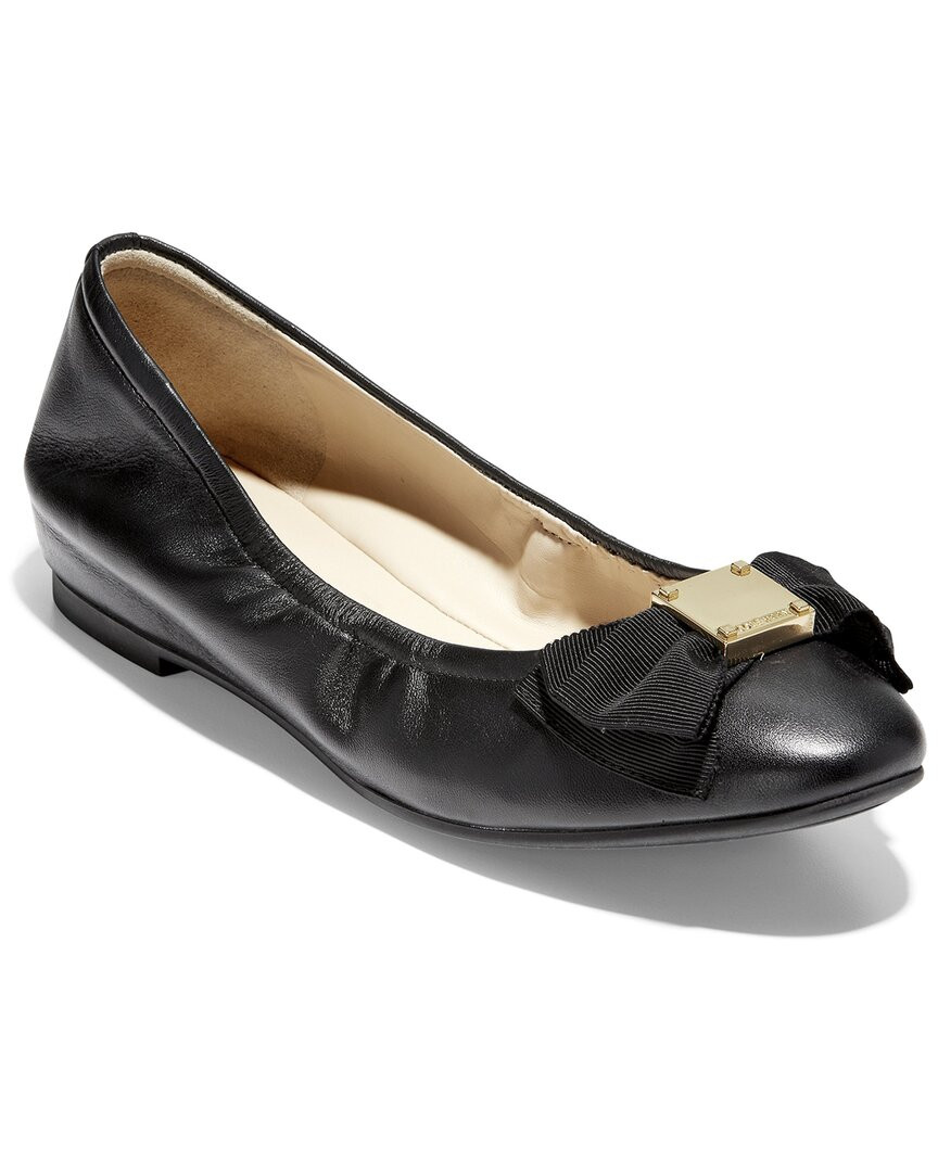 Cole Haan Tali Soft Bow Leather Ballerina Flat | Gilt