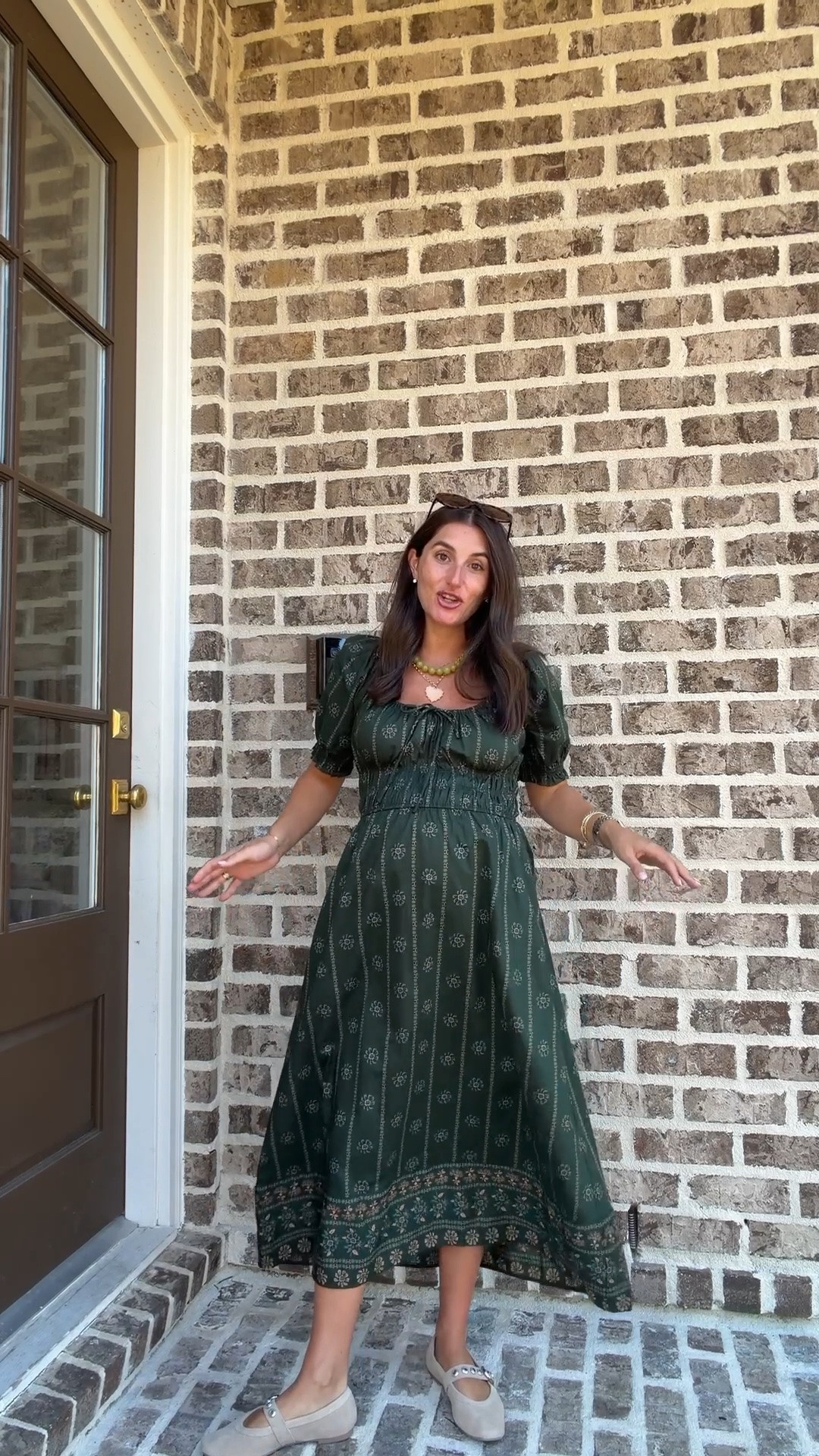 Target bump friendly dress for church today! In an xs!

#LTKootd #LTKBump #LTKmomlife
