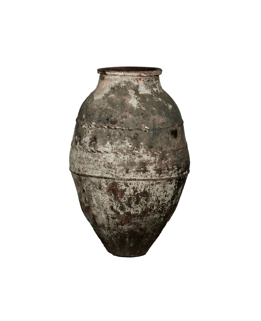 Olive Ateliers Vintage Turkish Olive Jar - Pots, Pottery, and Planters | Olive Ateliers