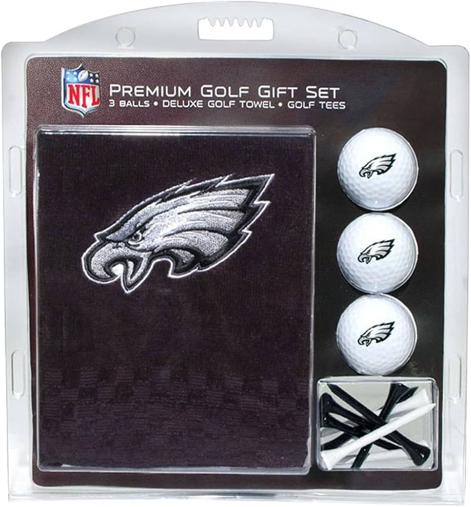 Team Golf Premium NFL Golf Gift Set: Embroidered Deluxe Golf Towel, 3 Golf Balls, and 14 Golf Tee... | Amazon (US)