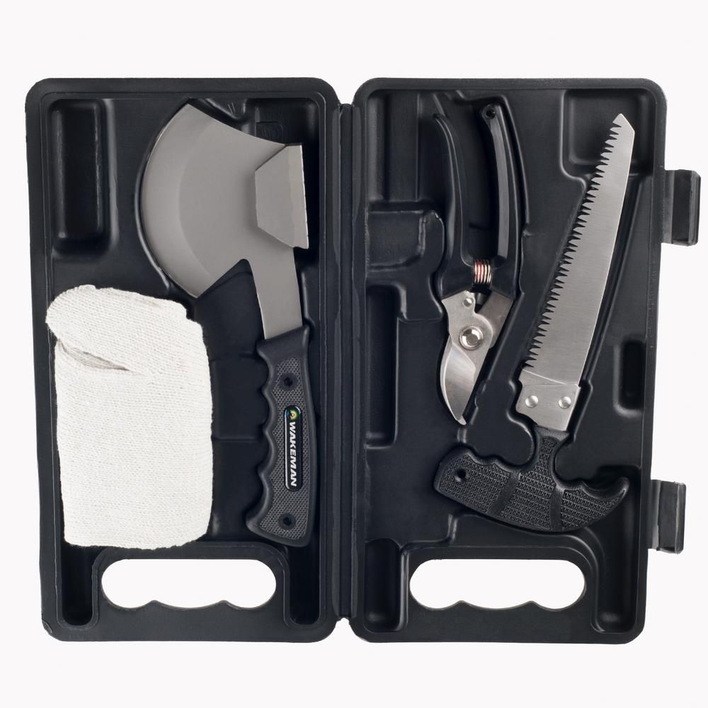 Metal Camping Tool Kit  (4-Piece) | The Home Depot