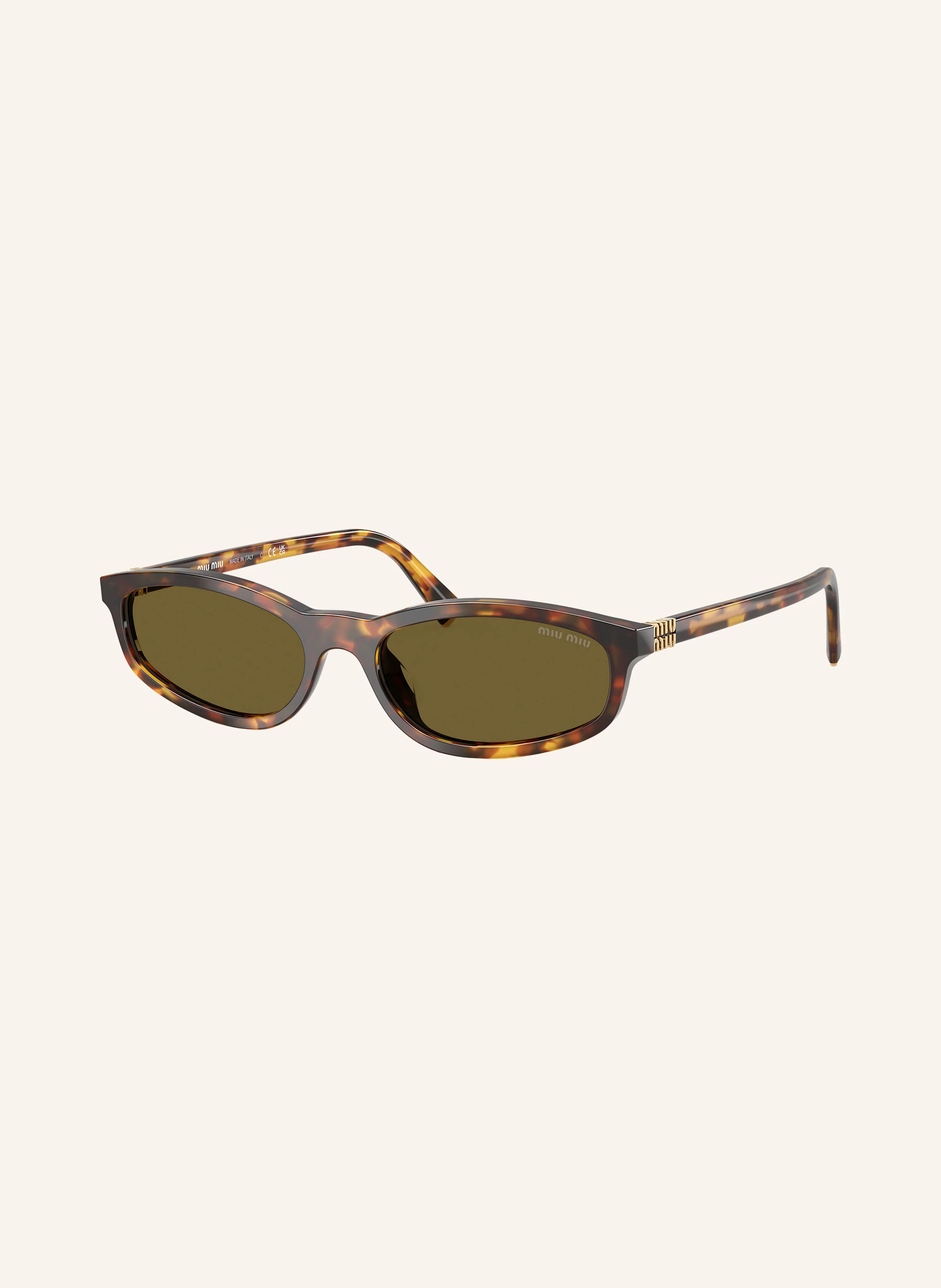 MIU MIU Sonnenbrille MU A06S in 14l09z - havana/ braun | Breuninger (DACH)
