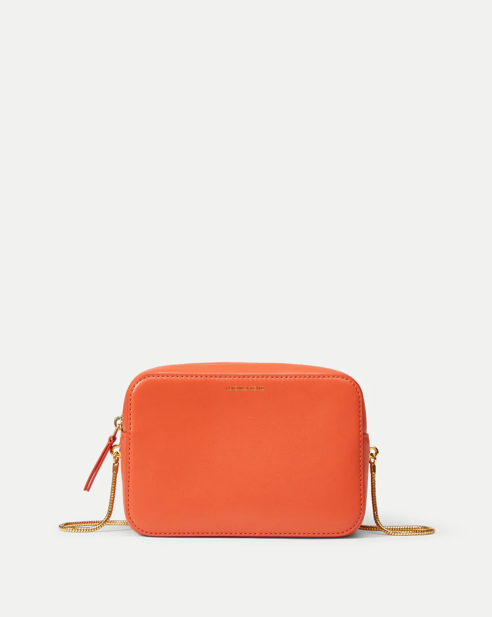 Veronica Beard Boxy Chain Crossbody Persimmon | Veronica Beard