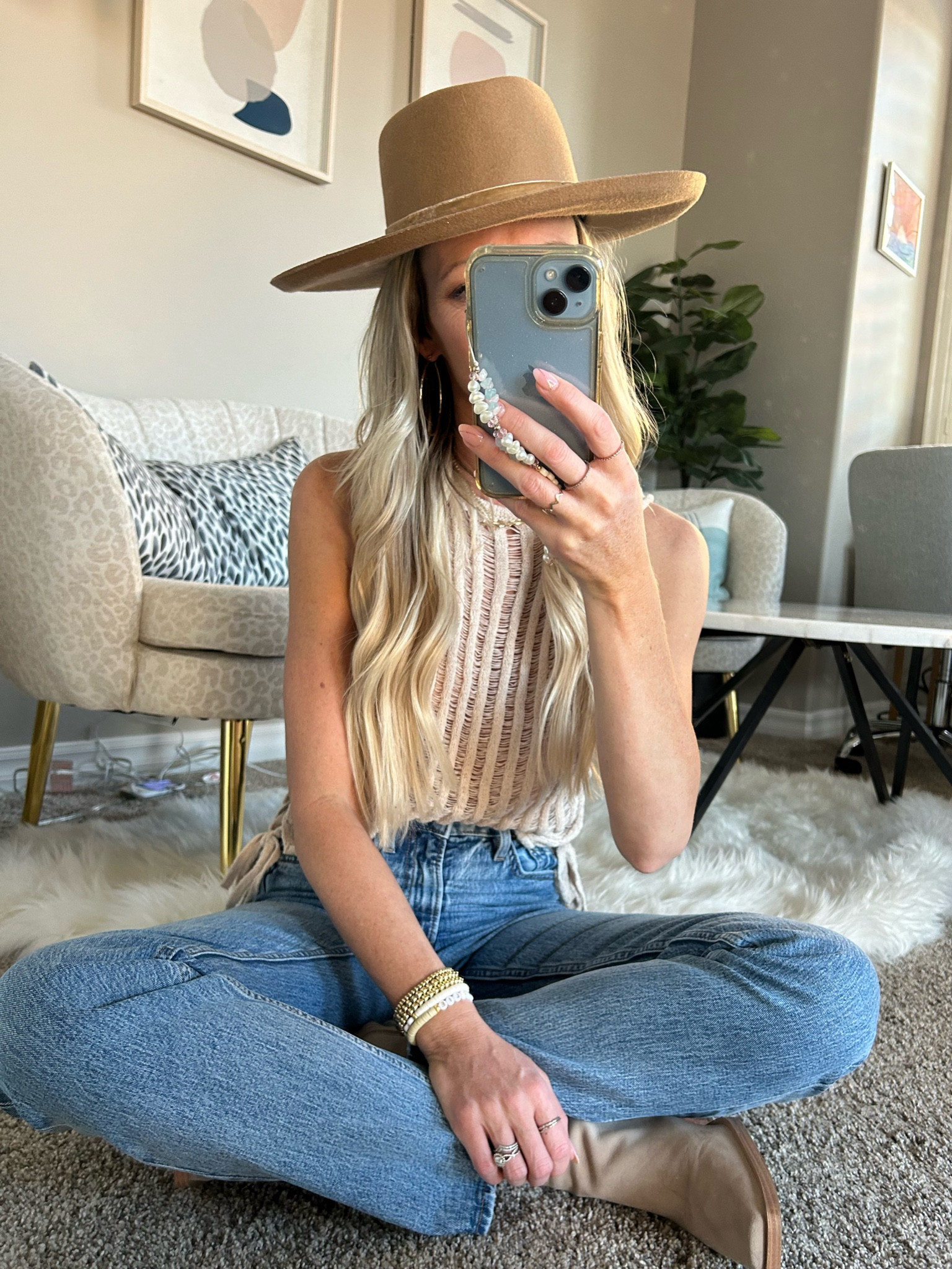 This knit top is on sale! It is so soft! It has the cutest side detail. And little ties at the bottom! It’s under $20 right now!! I’m always wearing this hat on repeat! Goes with everything!! IMO 😊

#LTKfindsunder50 #LTKSpringSale #LTKsalealert