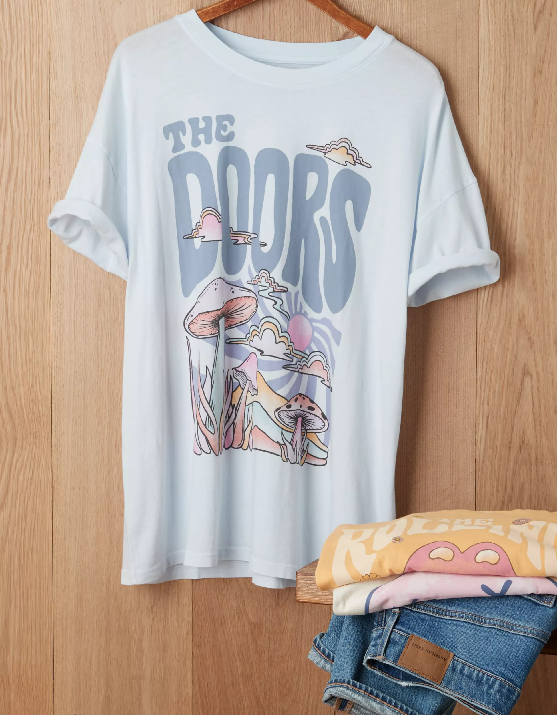 AE Oversized The Doors Graphic Tee | American Eagle Outfitters (US & CA)