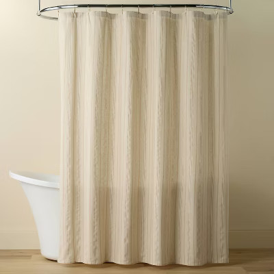Vertical Stripe Shower Curtain - Hearth & Hand™ with Magnolia | Target