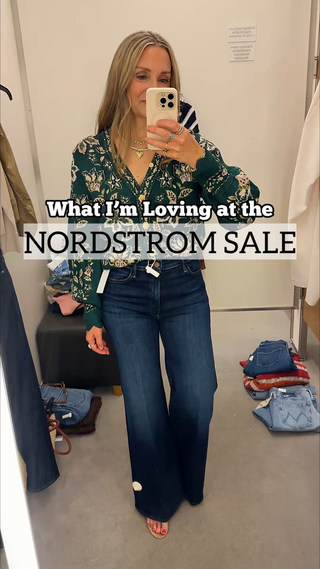 Always find the gems when I can get in-store at the @nordstrom sale! And I’m always happily surprised by the least expensive jeans woo hoo!🙌🏼

I’m 5’6” and wear small in tops and 26 in jeans. Rule of thumb for @levis —size up two sizes for that relaxed slouchy fit!

#LTKSaleAlert #LTKOver40 #LTKootd