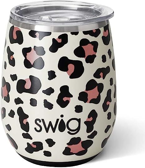 Swig Life 14oz Wine Tumbler with Lid, Stainless Steel, Dishwasher Safe, Portable, Triple Insulate... | Amazon (US)